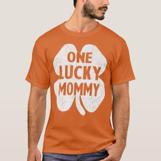 Een Lucky mama's Irish St Patrick's Day Mammie Sha T-shirt