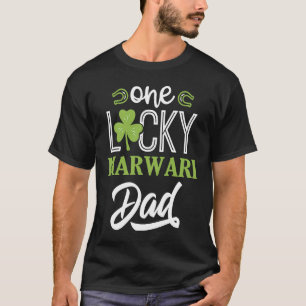 Een Lucky MARWARI Horse Dad Irish Horseback Riding T-shirt