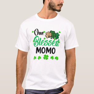 Een Lucky Momo Clover St. Patrick's Day Irish T-shirt
