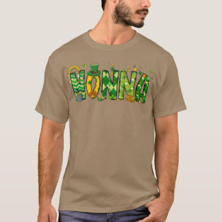 Een Lucky Nonna St Patrick's Day Funny Nonna Irish T-shirt
