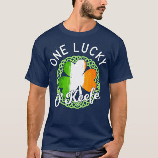 Eén Lucky OKeefe Irish Family Name T-shirt