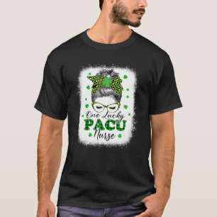 Eén Lucky PACU verpleegster St Patrick's Day Women T-shirt