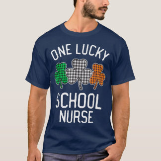 Een Lucky School verpleegster St Patrick's Day Ier T-shirt