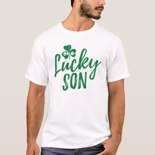 Een Lucky Son Family Matching St. Patrick's Day 20 T-shirt (Voorkant)