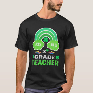 Een Lucky Teacher Rainbow St Patricks is een geluk T-shirt