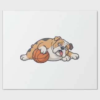 Een luie hond cadeaupapier