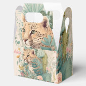 Een luipaard achter de struik bedankdoosjes (Geopend)