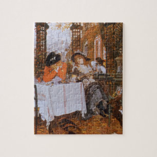 Een lunch (Le Dejeuner) van James Tissot Legpuzzel