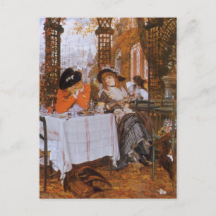 Een Luncheon (Le Dejeuner) van James Tissot Briefkaart
