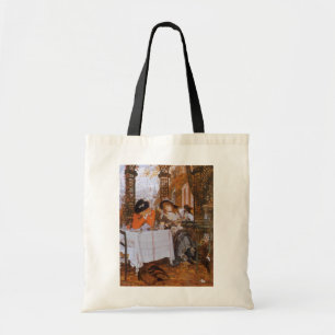 Een Luncheon (Le Dejeuner) van James Tissot Tote Bag