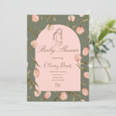 Een luxe uitnodiging met een chic boho tintje (Staand voorkant)
