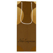 Een luxe wijn cadeau tas cadeautas (Voorkant)