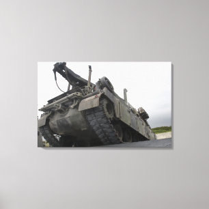 Een M88A2 Hercules Recovery Vehicle Canvas Afdruk