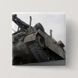 Een M88A2 Hercules Recovery Vehicle Vierkante Button 5,1 Cm