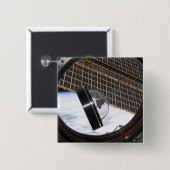 Een maan rots 2 vierkante button 5,1 cm (Voorkant /achterkant)