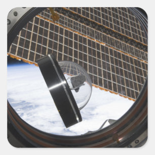 Een maan rots 2 vierkante sticker