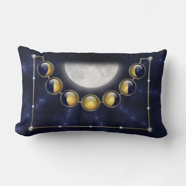 Een maand in het leven van de Moon Pillow Kussen (Voorkant)