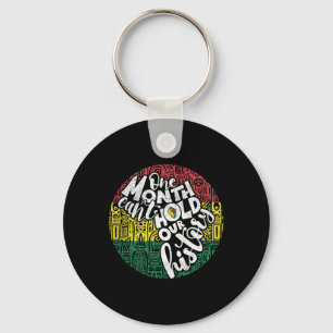 Één maand kan Black History-boodschap Pride niet b Sleutelhanger