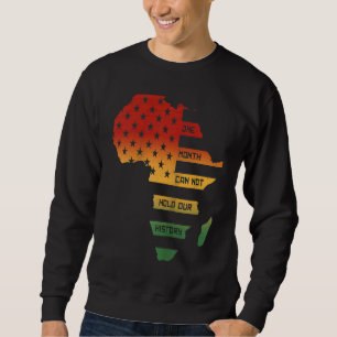 Een maand kan onze geschiedenis Afrika kaart Ameri Trui