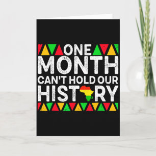 Een maand kan onze geschiedenis Afrika zwart zijn Kaart