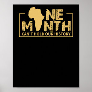 Een maand kan onze geschiedenis niet vasthouden -  poster