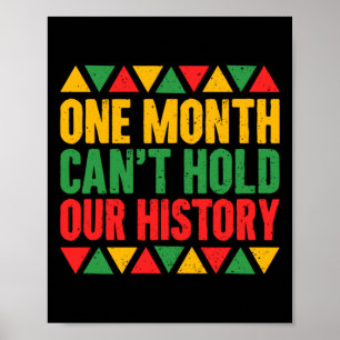 Een maand kan onze geschiedenis niet vasthouden -  poster