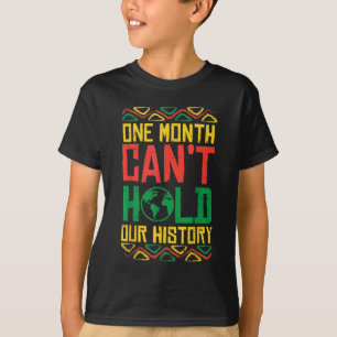 Eén maand kantelhistorie Kente Black Pride Afri T-shirt