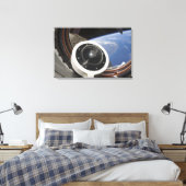 Een maanrots canvas afdruk (Insitu (Slaapkamer))