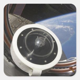 Een maanrots vierkante sticker