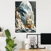 Een maanverlicht zeevaart avontuur