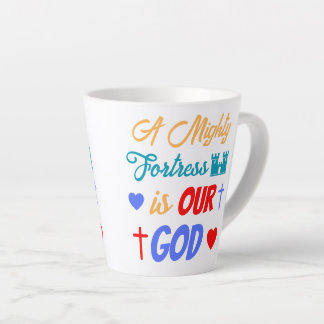 Een machtig fort is onze God Latte Mok