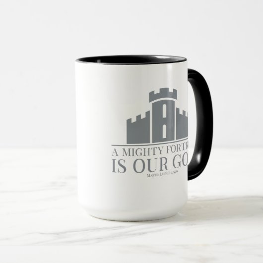 Een machtig fort is onze God Mok (Voorkant rechts)