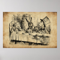 Een Mad Tea Party (1865) door John Tenniel