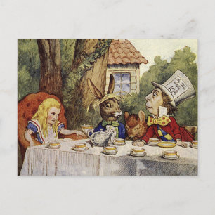 Een Mad Tea Party Briefkaart