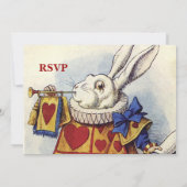 EEN Mad Tea Party INVITE Kaart (Achterkant)