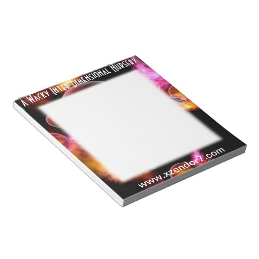 Een mager interdimensionaal Notitieblok (Schuin)