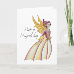 Een magisch dag wenskaart kaart