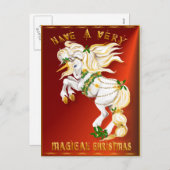 Een magisch kerst Briefkaart (Voorkant / Achterkant)