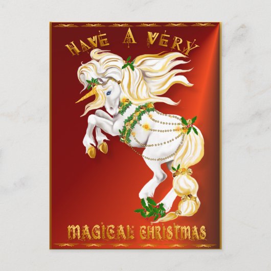 Een magisch kerst Briefkaart (Voorkant)