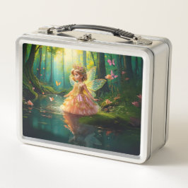 Een magische fee in een vijver