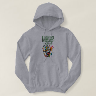 "Een magische gebogen lijn, rechtzet alles: glimla Hoodie