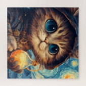 Een magische kat legpuzzel (Horizontaal)