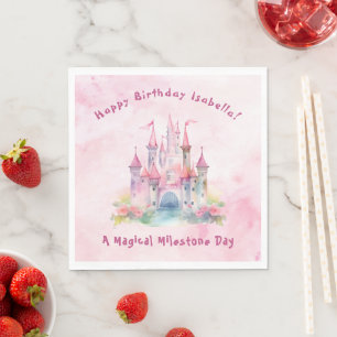 Een magische mijlpaal voor onze Prinses verjaardag Servet