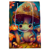 Een magische paddenstoelkikker medium cadeauzakje (Voorkant)