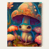 Een magische paddenstoelkikker planner (Achterkant)