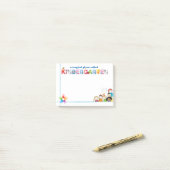 Een magische plek genaamd Kindergarten Post-it® Notes (Op bureau)