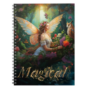 Een magische sprookjesvijver Magische decoratieve Notitieboek