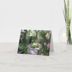 Een magische tuin kaart