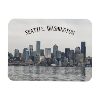 Een magneet waarop Seattle staat.