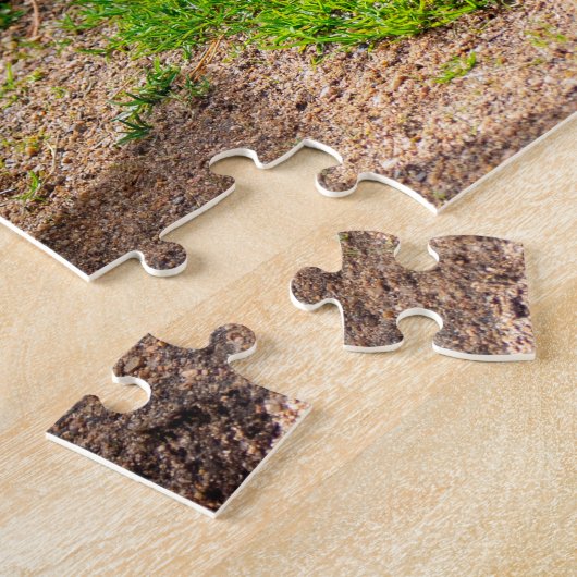 Een Mallard Duck en haar Duckling Jigsaw puzzel (Zijkant)